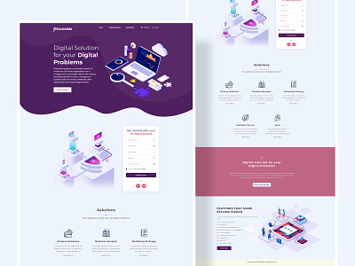 PlazaCRM Website UserInterface Design