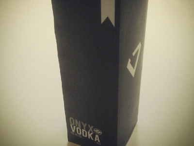 Onyx Vodka - Packaging box diamond font identity logo onyx packaging prooduct seal stamp vodka