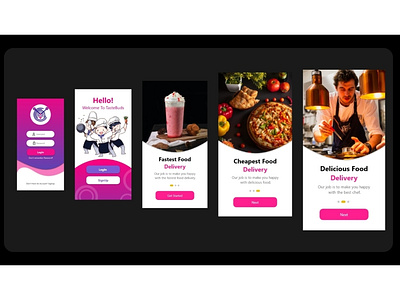 Food Delivery App Design