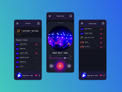 Music App UI