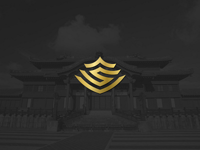 Letter S Chinese Castle art art direction artist branding design design art desktop graphic design illustration illustrations lettering logo logo design logos logotype monogram typogaphy ux vector webdesign