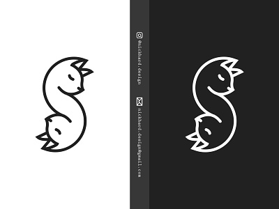 Letter S Cat Logo ambigram artist branding design dribbble graphic design illustration letter lettering lettermark letters logo logo design logo idea logo inspiration logo mark logos logotype monogram monogram logo