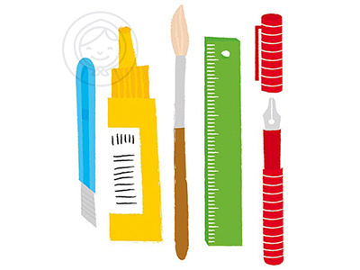 creative supplies ankepanke brush creative fountain pen illustration ruler silkscreen effect supplies
