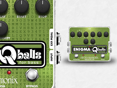 big fat Q balls! balls bass electro harmonix futura icon james bond noise q realism