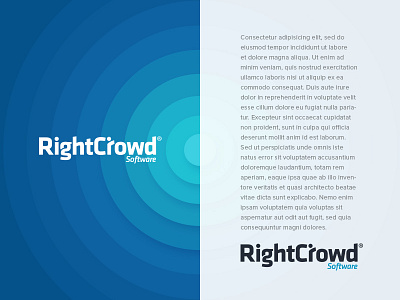 Right Crowd Software branding creative rcs software