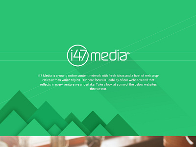 i47media Branding branding design green design i47media logo mockup