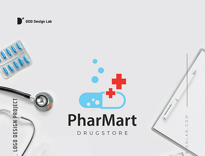 PharMart Logo Design branding design graphic design illustration logo ui