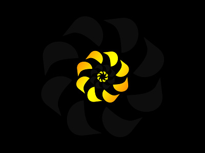 Abstract Flower Icon branding design gradient logo icon icon design identity illustration logo logo design
