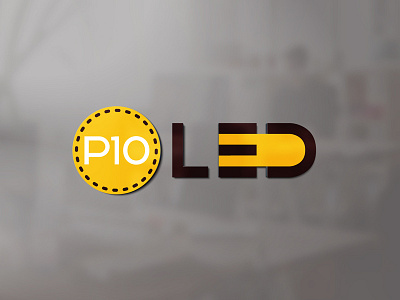 P10 Led - Logo design