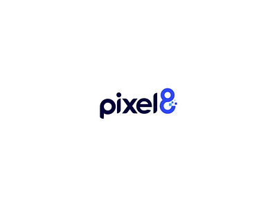 Logo Design | Pixel8 branding design illustrator logo logodesign minimal typography ui ux