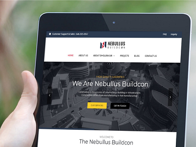 Nebullus Buildcon | Website Design