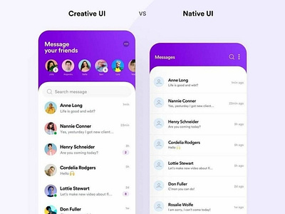 Creative UI ReBound app design ui ux
