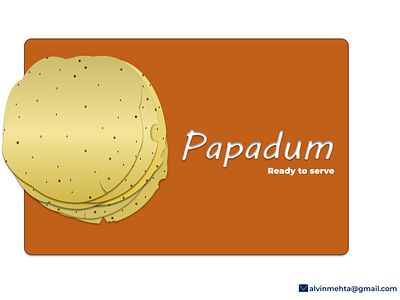 Papadam advertising design product design ux