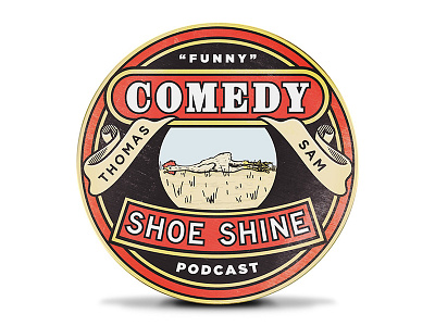 Comedy Shoe Shine comedy shoe shine logo