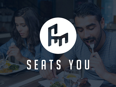 Seats You chair dining eating logo