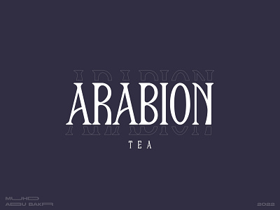 Arabion Tea Classic Logo 2d adobe adobe xd branding creative design graphic design idea illustration logo minimal ui