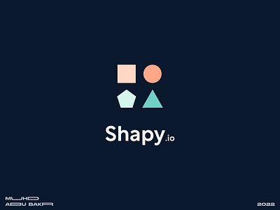 Shapy Colorful Logo design 2d adobe branding colourful creative design graphic graphic design illustration logo logo design minimal playful simple