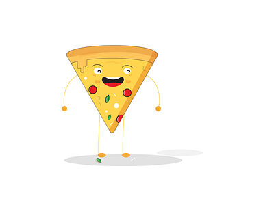 Pizzy the Pizza Illustration