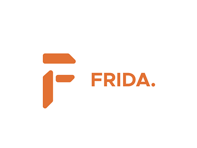 Frida Logo Design adobe branding concept creative design graphic design idea illustration logo logo design logos minimal monogram ui vector