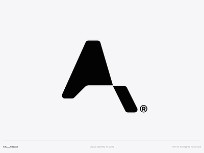 Axel Visual Mark adobe brand branding company concept creative design graphic design idea identity logo logo design logos mark minimal monogram simple vector visual