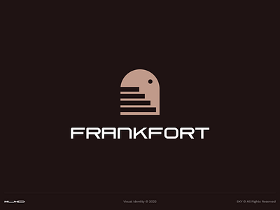 Frankfort | A dreamy destination adobe branding cool creative creative design design destination graphic design hotel idea identity illustration logo minimal picture simple stairs ui vector visual