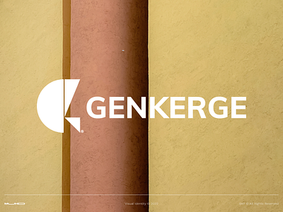 Genkerge Logo adobe brand branding company concept construction contractor creative design graphic design idea identity illustration logo minimal simple ui vector