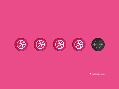 Never Miss A Shot 5 birthday dribbble pink