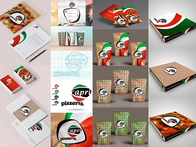 Pizzeria Capri \ branding design by Jaime Claure art bolivia branding creative design marketing packaging pizza restaurant web