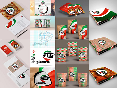 Pizzeria Capri \ branding design by Jaime Claure art bolivia branding creative design marketing packaging pizza restaurant web