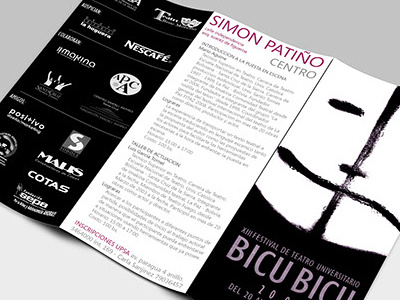 Bicu-Bicu \ tri-fold brochure design by Jaime Claure bicu bicu brochure dirección artística diseño editorial diseño gráfico trifold