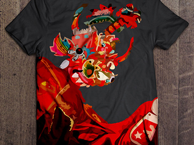 El Diablo \ t-shirt costume design by Jaime Claure bolivia design el diablo folk tshirt wear