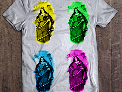 La Virgen \ t-shirt costume design by Claure costume design religion saint tshirt virgen wear