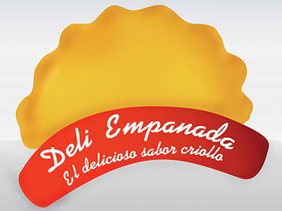 Deli Empanada \ isologo design by Claure design empanada food isologo lima logo peru