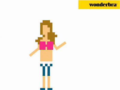 Wonderbra Ads \ advertising campaign by Jaime Claure ad ads advertising bra campaign color creative design wonderbra