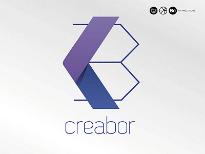 Creabor \ isologo design by Jaime Claure