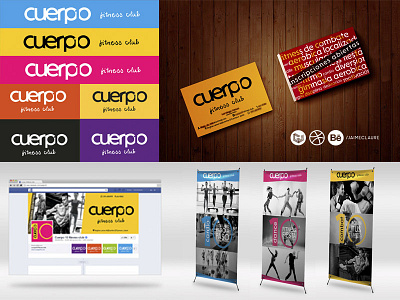 Cuerpo 10 \ brand design by Jaime Claure advertising bolivia brand branding business card cartel design fitness gym sport