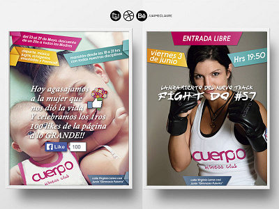 Mother's Day and Ad Proms & \ social media ads by Jaime Claure ads baby cartel design fight fitness gym mother mother day poster social media