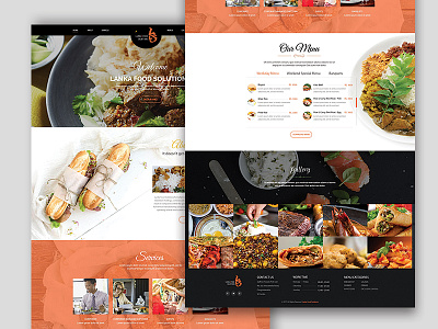 LANKA FOOD SOLUTION contact design dribbble landing latest layout new page templete trend wp ui