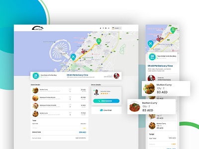 Delivery Website delivery service delivery website design dribbble driver app dubaidesigner kfc typography ui uidesign ux web design website design website design and development