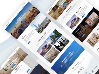 Fenwick property website dribbble flat design illustration landingpage latest trend layouts logo product design property website typography ui ux uidesign website builder website design websites