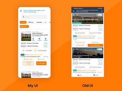 Redesign Concept for College Review App