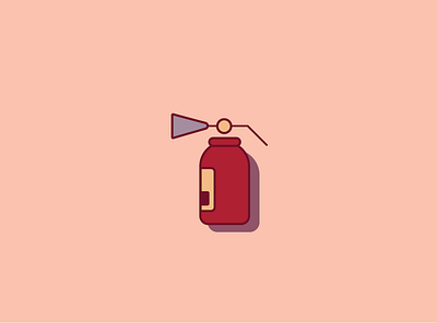 Extinguisher icon flat icon design icons vector
