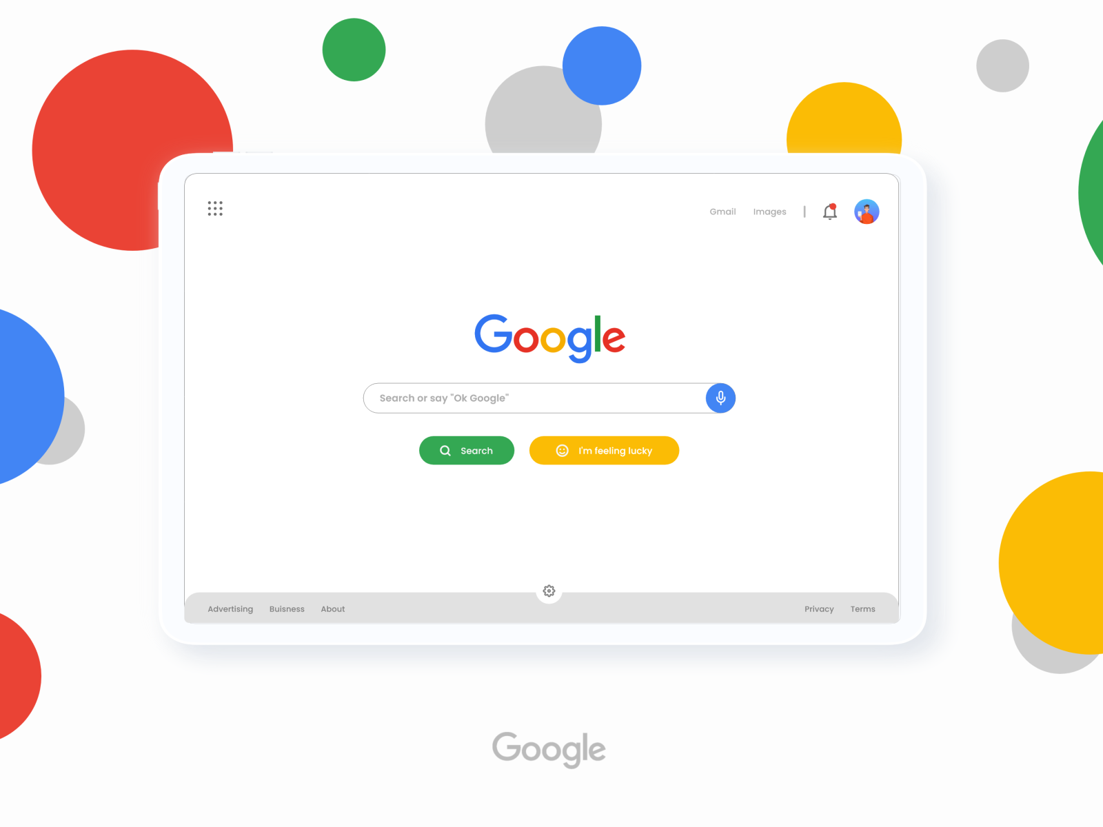 Google search redesign concept by Millan Kumar Das on Dribbble