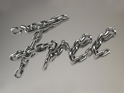 Free Dr c4d chain cinema4d typography vray