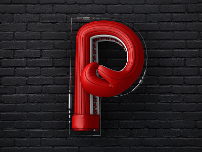 "P" letter p type typography