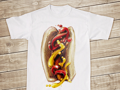 Sayfat Hotdog Tee brand design sayfat tee shirt