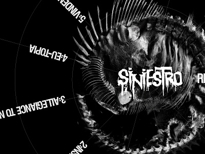 Final Backcover for Siniestro artwork black cover cover design design