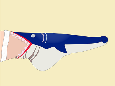 shark adobe illustrator appeal foot illustration shark socks vector wear