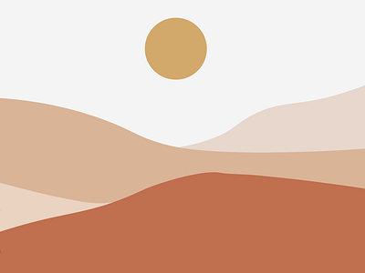desert adobe illustrator flatdesign illustration pentool randomforms stylized vector