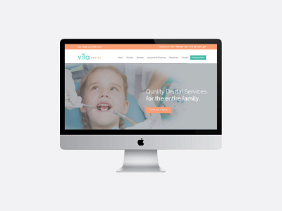 Dentist Logo and Homepage